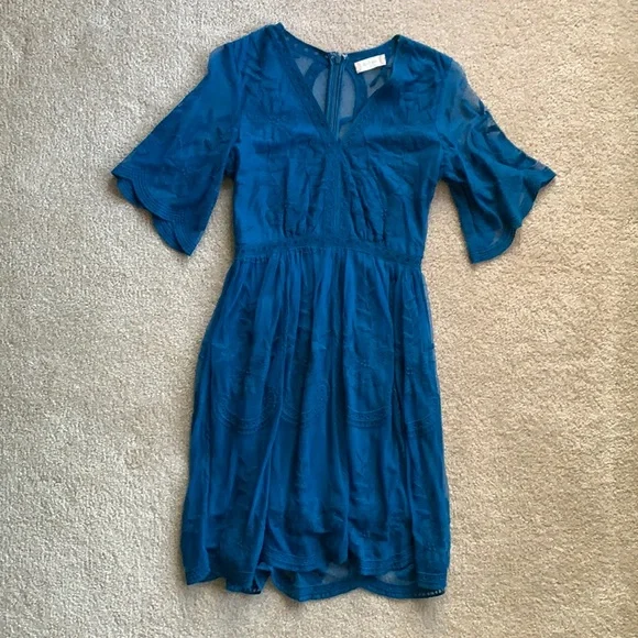 Altar'd State Blue Mini Dress - Picture 1 of 7